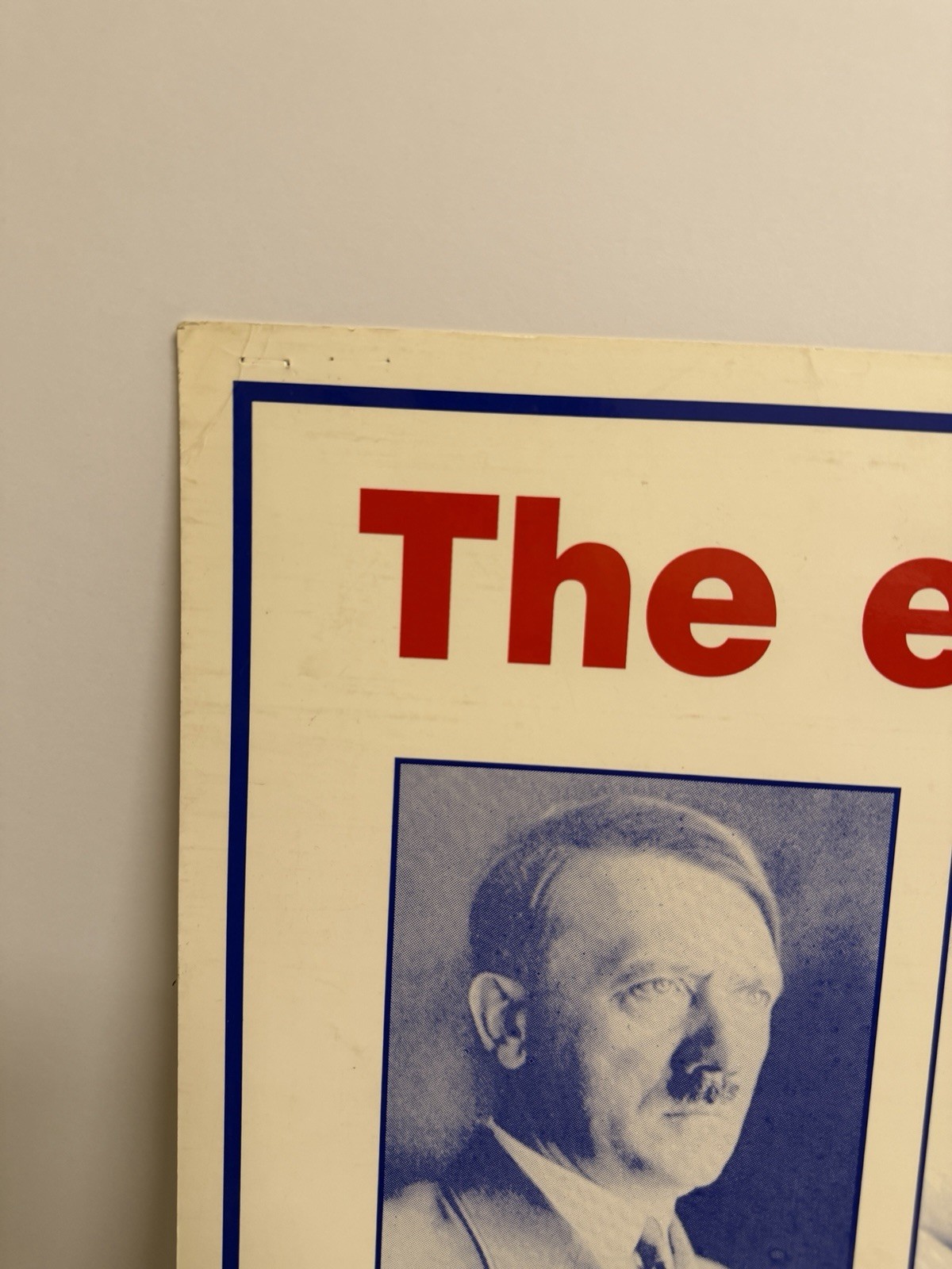 Vintage 1960's Pro Gun Control Political Poster 24" x 15"