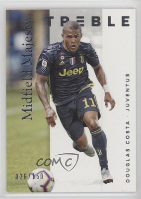 2018-19 Panini Treble Midfield Majesty 26/150 Douglas Costa #MM-17 7m3