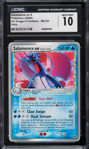 Salamence ex δ graded CGC 10 for sale on eBay