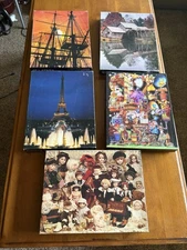 Vintage Springbok Jigsaw Puzzle Five Puzzles LOT  ALL COMPLETE!