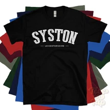SYSTON LEICESTERSHIRE T-SHIRT charnwood england college style