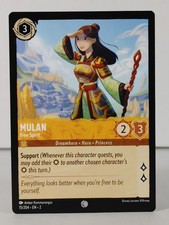 Mulan - Free Spirit Rise of the Floodborn LORCANA 15/204 singles