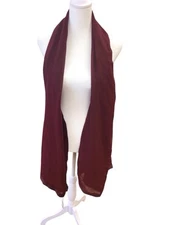 Calvin Klein Square Scarf Women Maroon One Size