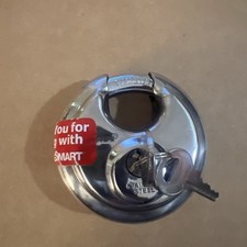 CUBE SMART EDELSTAHL RUNDSCHLOSS MIT ZWEI (2) SCHLÜSSELN