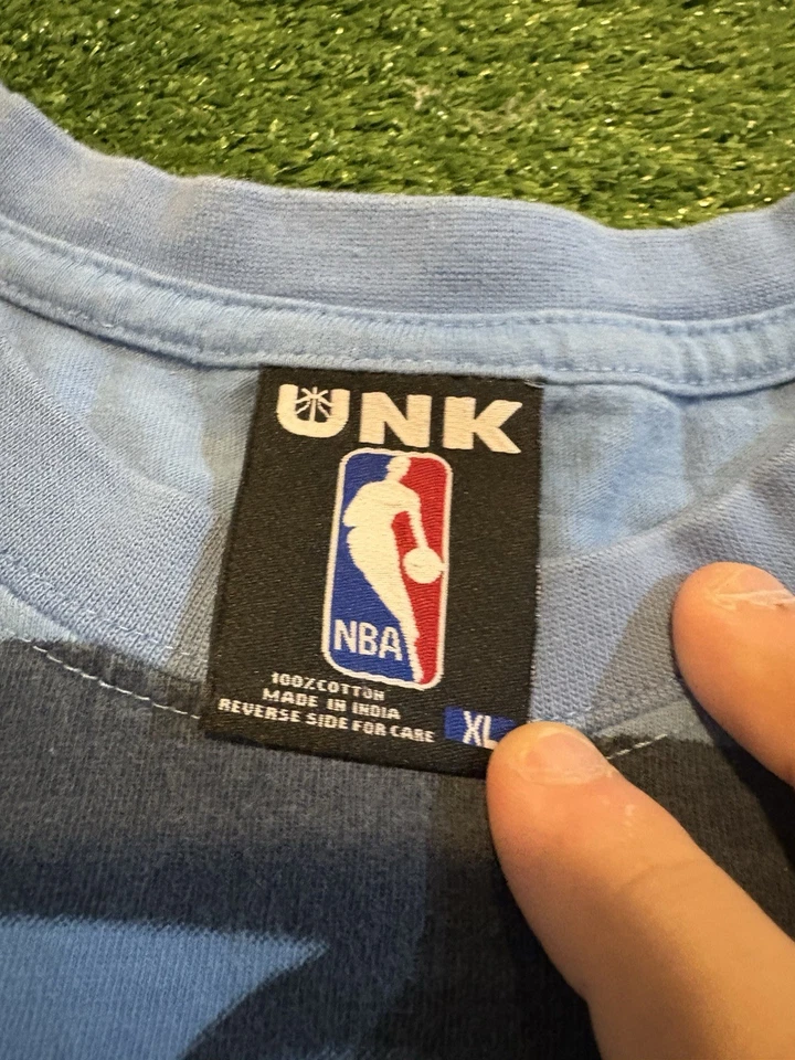 Denver Nuggets Camisa Hombre Grande Azul Unk Carmelo Anthony Retro Manga Corta R Foto 2 de 4