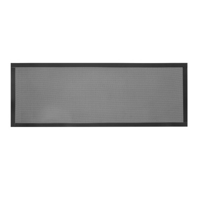 2 Stück PC-Staubfilter,400mmx150mm PVC für Computer-Chassis-Lautsprecher,Schwarz