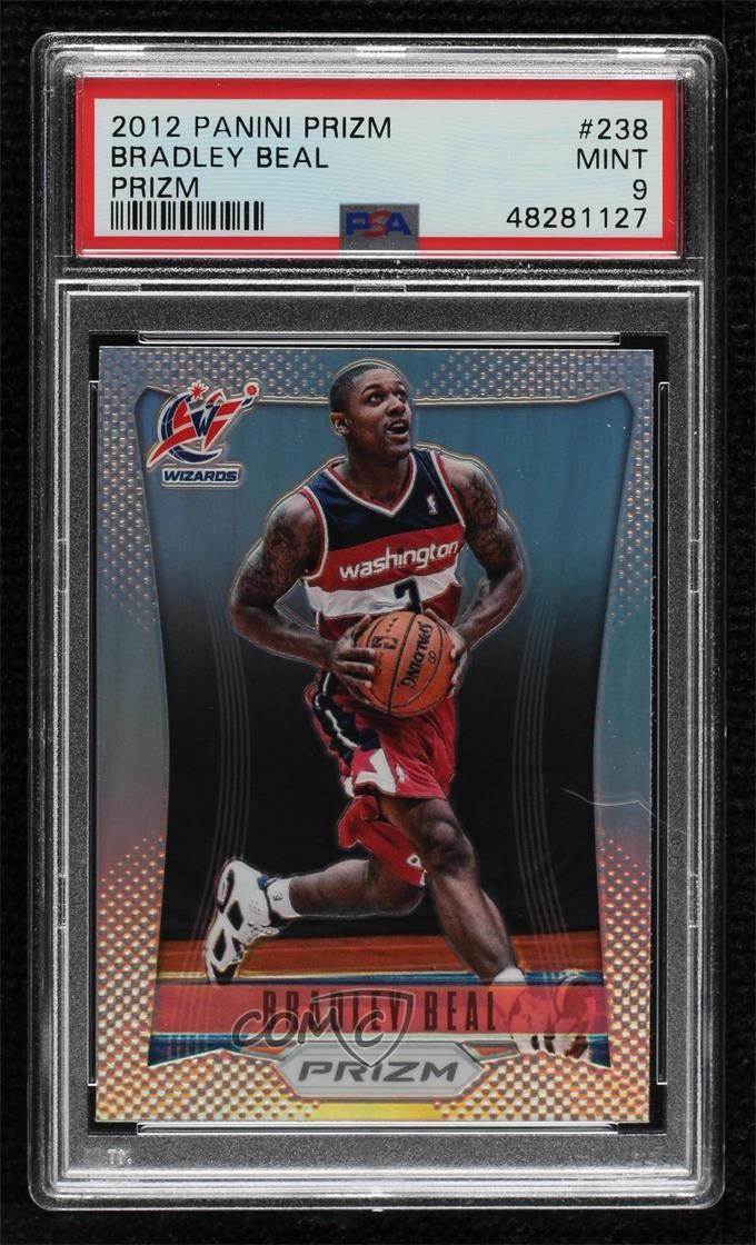 2012-13 Panini Prizm Silver Prizm Bradley Beal #238 PSA 9 MINT 17a5