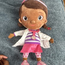 Disney Doc McStuffins Medium Plush Doll White Coat Pink Outfit 14-24 in