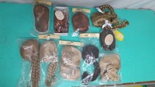Lot of 10 Doll Wigs Size 16