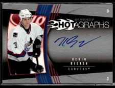 L36,267 -  2006-07 Hot Prospects Hotagraphs #HKE Kevin Bieksa Auto