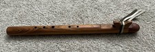 Native American Handmade Wooden 5 Hole 16in Flute Made In Peru New