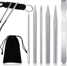 6Pcs Paracord Accessories - Paracord Tools, Jig, Needle, Lacing, Stitching for L