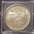 VIDEO 👀🔥BEAUTIFUL GOLD RIM TONED 🔥G MS63 1886 MORGAN SILVER DOLLAR