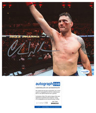 Chris Weidman Signed 8x10 Photo UFC MMA Legend ACOA