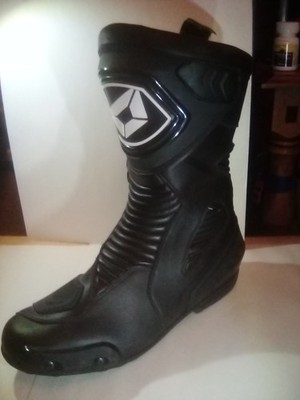 Cortech Apex RR Motorcycle Racing Boots Sz13 Black