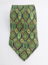 Christian DIOR Monsieur Paris Made in Italy Geometric Men's Tie Necktie