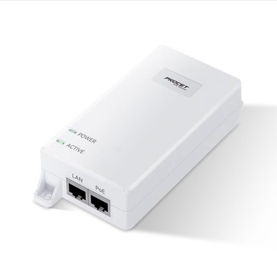 Gigabit PoE+ Injector 30W IEEE802.3at/af Compliant, Supplies PoE(15.4W) or Po...