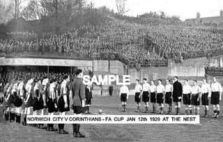 Norwich City v Corinthians FC 1929 Cup Team photo