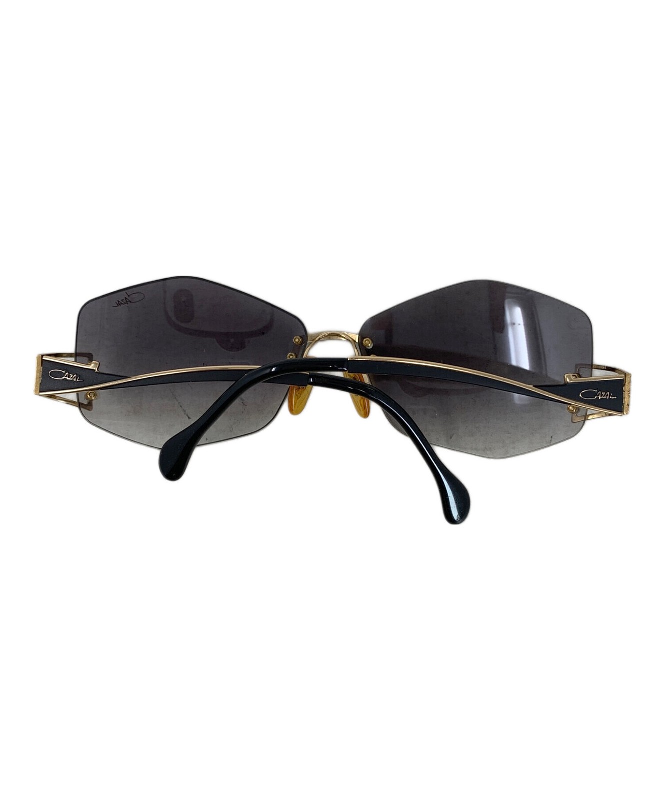 CAZAL 933 Women's Sunglasses Burberry Trench Coat Gold Used - Includes Case thumbnail 2