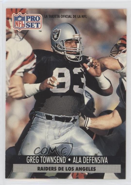 1991 Pro Set Spanish Greg Townsend #117 0y5
