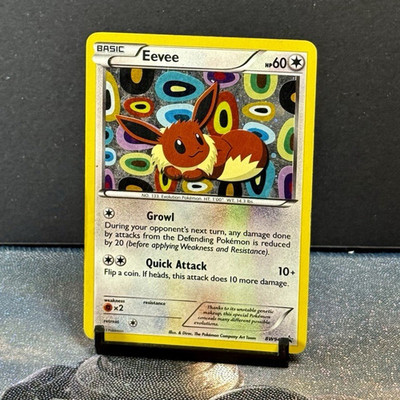 Eevee Black Star Promo Black & White Holo BW94 MP