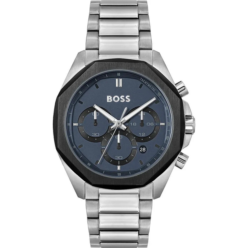 Boss Silver Mens Chronograph Watch Cloud 1514015 - Image 2