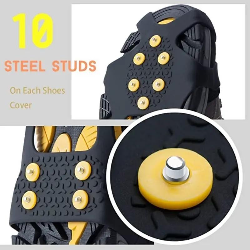 Ice Cleats Snow Traction Cleats Crampons for Shoe and Boots Assorted Sizes