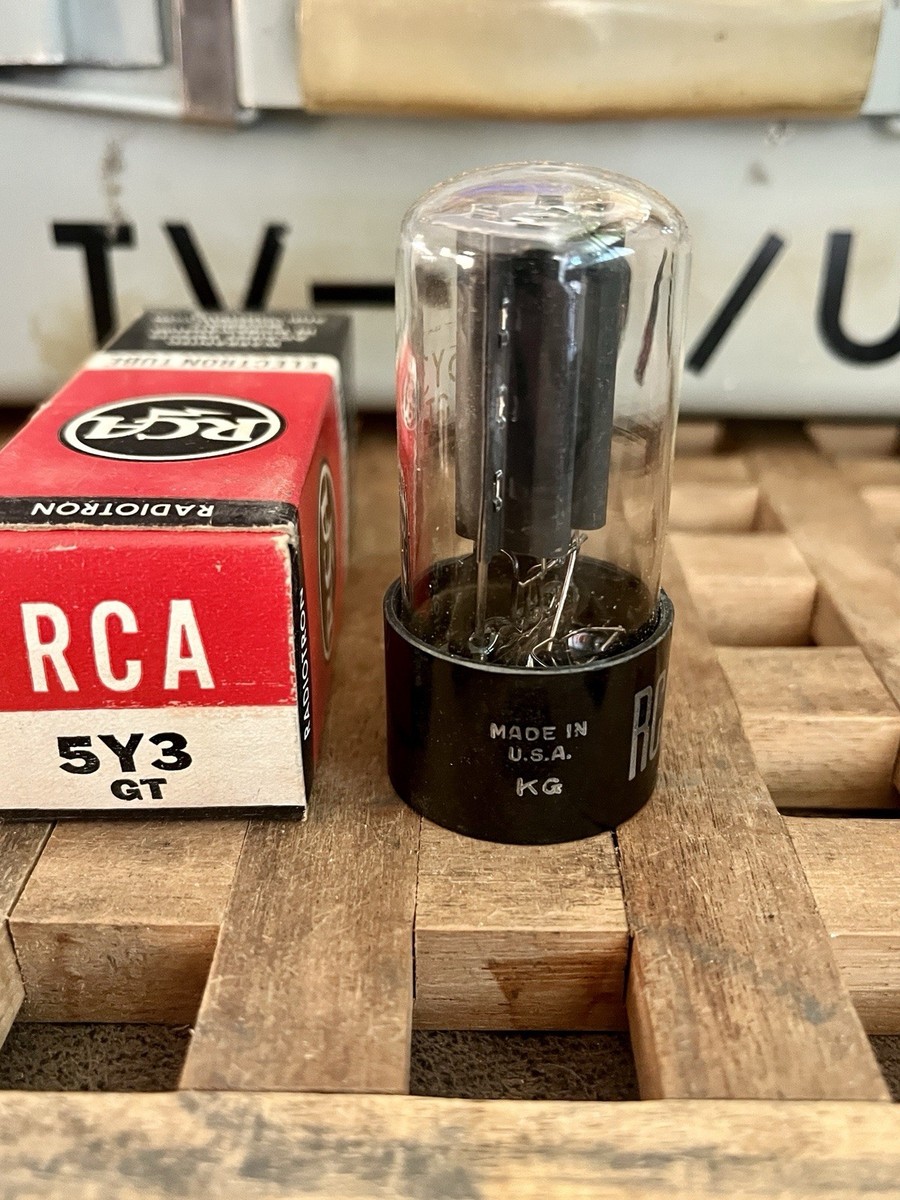 NOS 1957 RCA 5Y3GT Rectifier Vacuum Tube New In Box Old Stock
