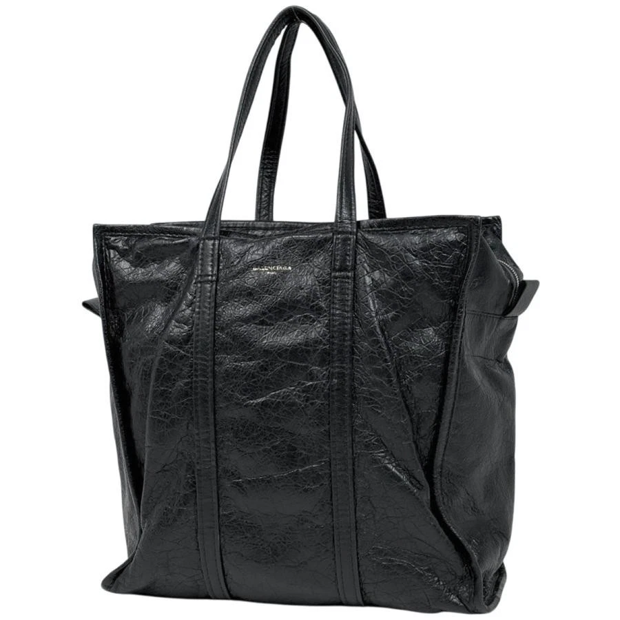 Balenciaga — Balenciaga Bazaar Shopper M 2WAY Leather Black Shoulder Bag 443097 #BS1392