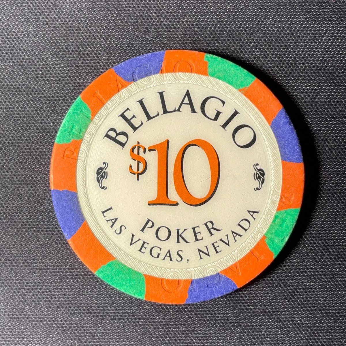 ベラージオ　チップ $1 Bellagio Blue Casino Chip Las Vegas NV Nevada + FREE Mystery