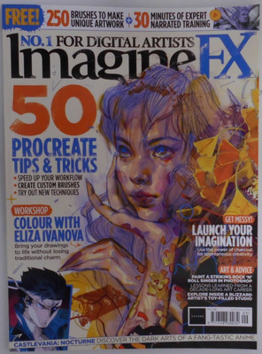 Imagine FX Magazin Sep 2025 ProCreate Tipps & Tricks + Farbe mit Eliza Ivanova