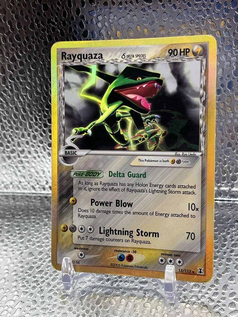 Pokemon Rayquaza 13/113 Delta Species Reverse Holo 2005 MP | eBay