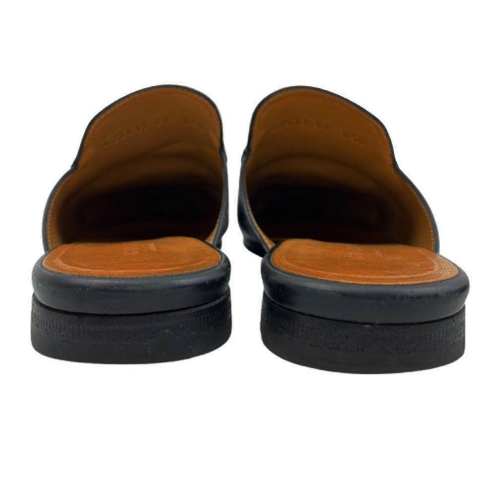 GUCCI Sandals Shoes Horse bit EU 37.0 US 7.0 Leather Black Authentic thumbnail 24