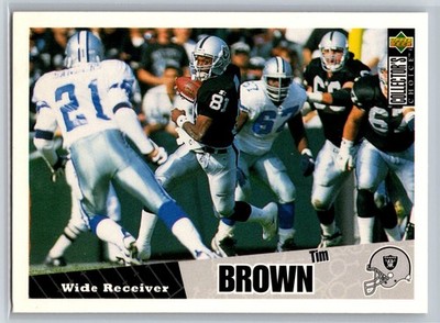 1996 Upper Deck Collector's Choice Tim Brown Oakland Raiders #99