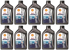 Olio motore 10L Shell Advance 4T Ultra 10W-40 moto bici