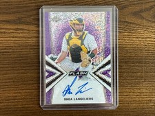 2019 Leaf Flash of Brilliance Purple BA-SL1 Shea Langeliers Rookie Auto 15/25