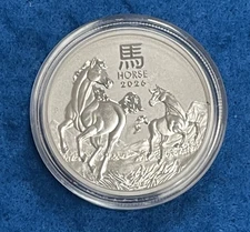 2026 Australia 1/2 oz Silver Lunar Horse Coin