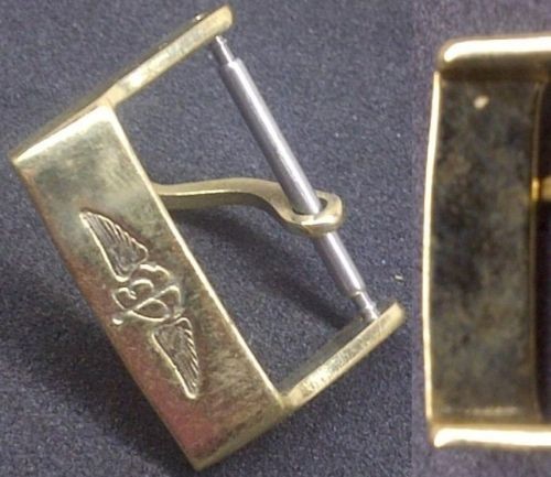 Vintage Breitling 16mm YGP Buckle Excellent Condition