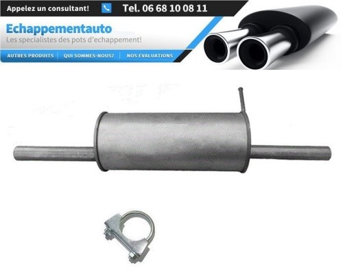 Silencieux arrière Dacia Sandero 2008 2009 2010 2011 pot echappement 1.2 1.6 Hatchback essence