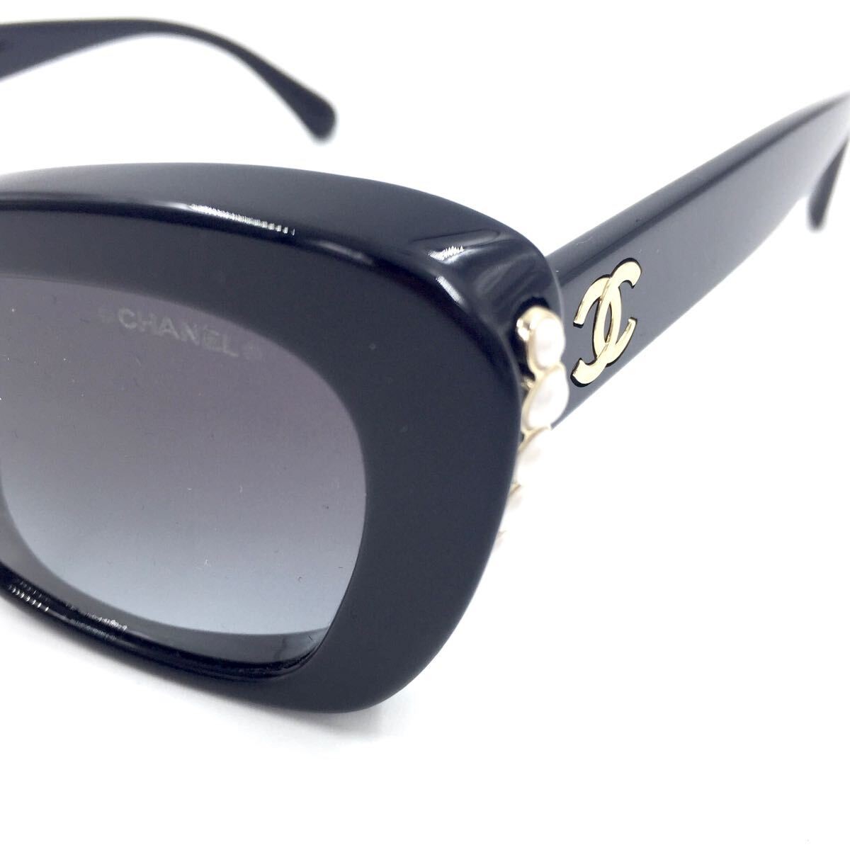 CHANEL CH5481HA Black Rectangular Sunglasses Asia… - image 4