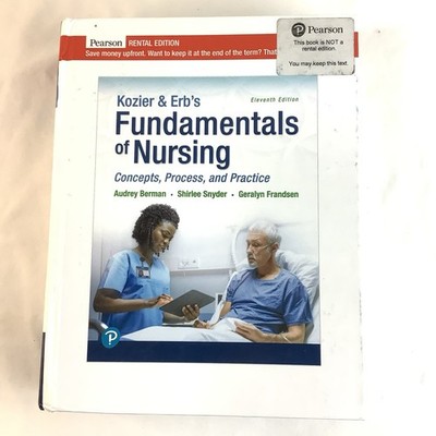 Kozier & Erb's Fundamentals Of Nursing 11th Edition 2021 Hardcover Berman Et al.