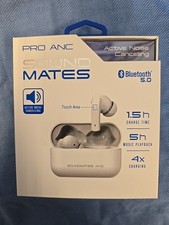 Tzumi SoundMates Pro ANC Bluetooth 5.0 Wireless Earbuds - White