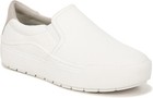 Dr Scholl’s Time Off Slip On Faux Leather Snakeskin Print White 6.5M with box — photo 1