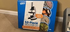 AmScope Kids 52-Piece Microscope 1200X STEM Kit with Case