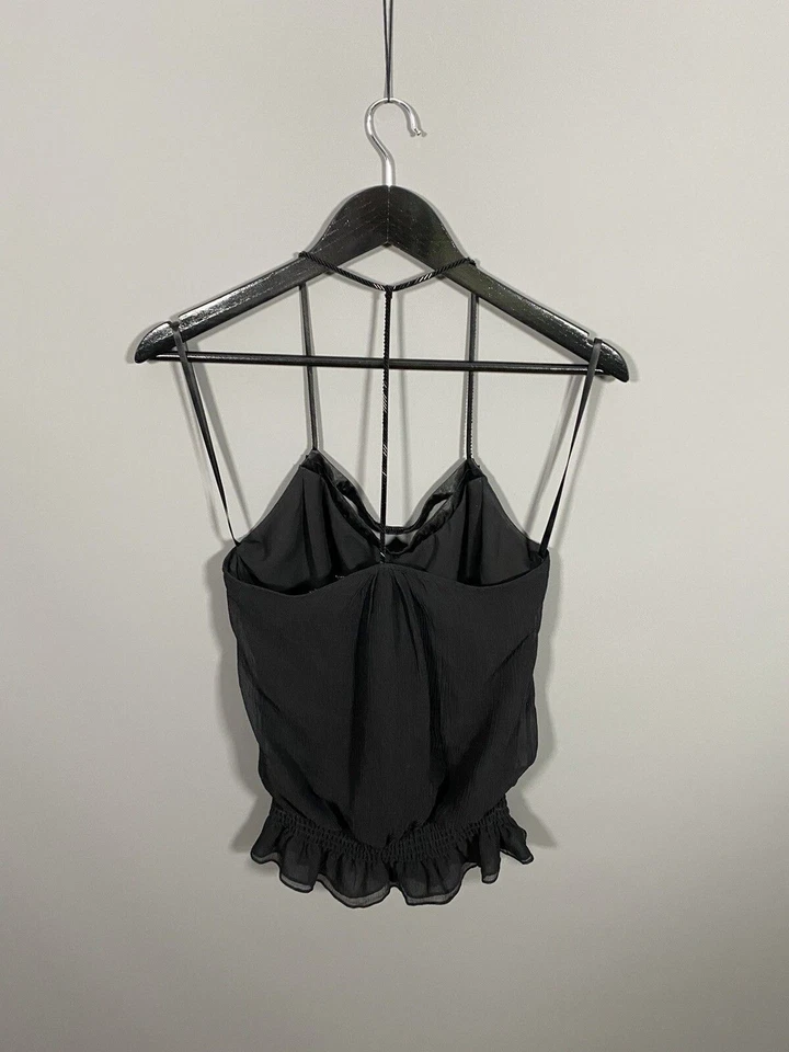 TED BAKER HALTER NECK Top - Size 2 UK10 - Silk - Great Condition - Women’s - Image 3 of 3