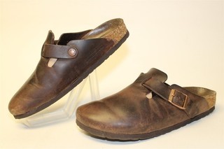 Zoccoli Birkenstock pelle piede morbido Boston made in Germany da donna taglia 8 N 39 scarpe