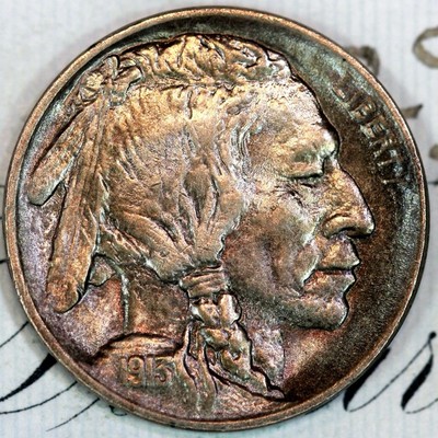 1913-P T1 PRISTINE+ GEM BU MS BUFFALO NICKEL DC89 FROM ORIGINAL COLLECTION