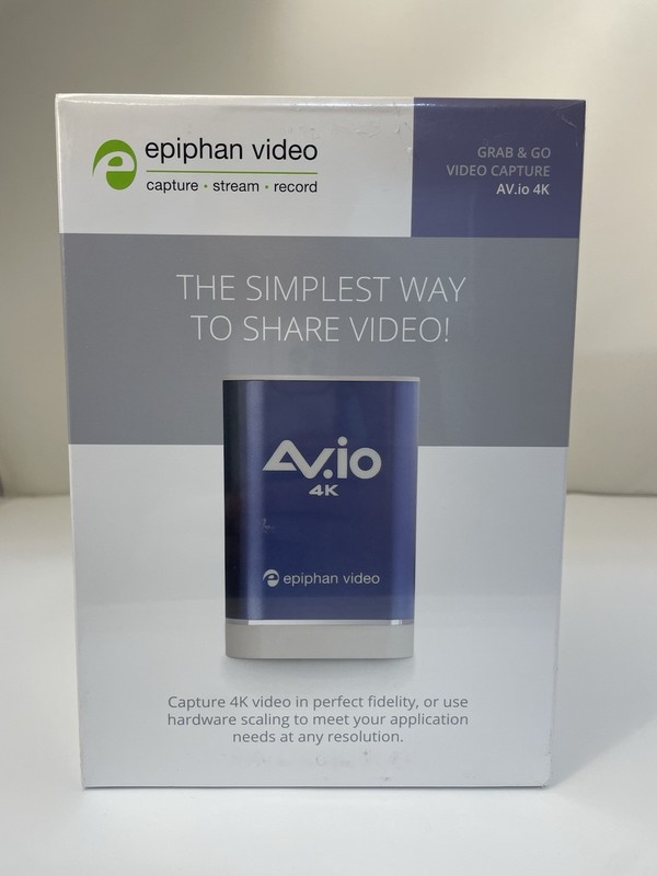EPIPHAN AV.IO 4K HDMI to USB 4K Video Capture Card VIDEO AVIO 4K NEW