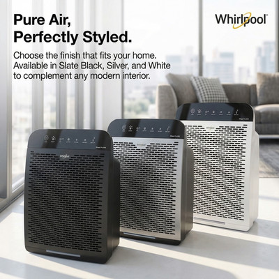 Whirlpool WPPRO2000M True Hepa Air Purifier, Activated Carbon 508 Sq ft 3-Colors