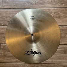 Vintage 80s Zildjian 18 Avedis Thin Crash Cym...